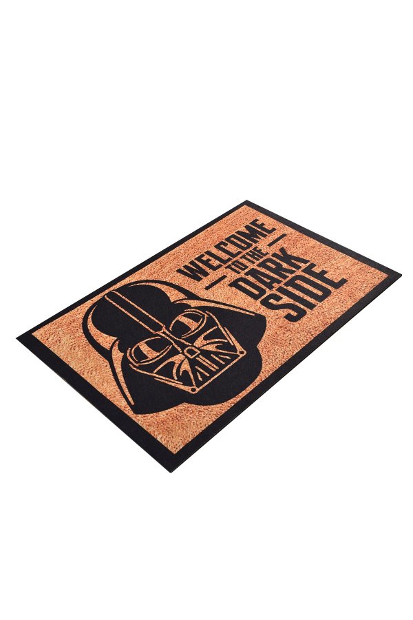 TEPPI Dark Side drmtte m. mnster, rektangulr - multifarvet PVC (60x40)