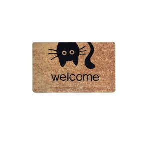 TEPPI Pvc Goose Eye drmtte m. mnster, rektangulr - multifarvet PVC (60x40)