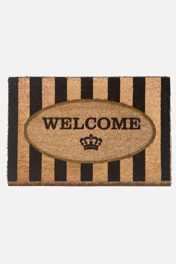 TEPPI Rigel Coco drmtte m. mnster, rektangulr - multifarvet kokos (60x40)