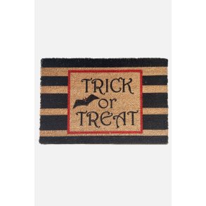 TEPPI Trick or Treat Coco drmtte m. mnster, rektangulr - multifarvet kokos (60x40)