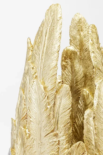KARE DESIGN Feathers vase - guld polyresin (H:80cm)
