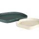 ZUIVER Revolt bakke, organisk - elfenben og grn aluminium (st med 2)