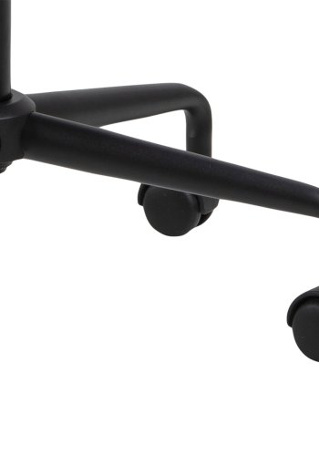 ACT NORDIC Brooke skrivebordsstol, m. armln - stvet rosa polyester og sort metal