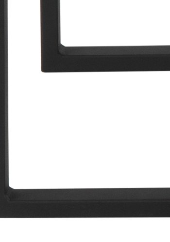 ACT NORDIC Katrine indskudsborde - sort glas/keramik og sort metal (st af 3)