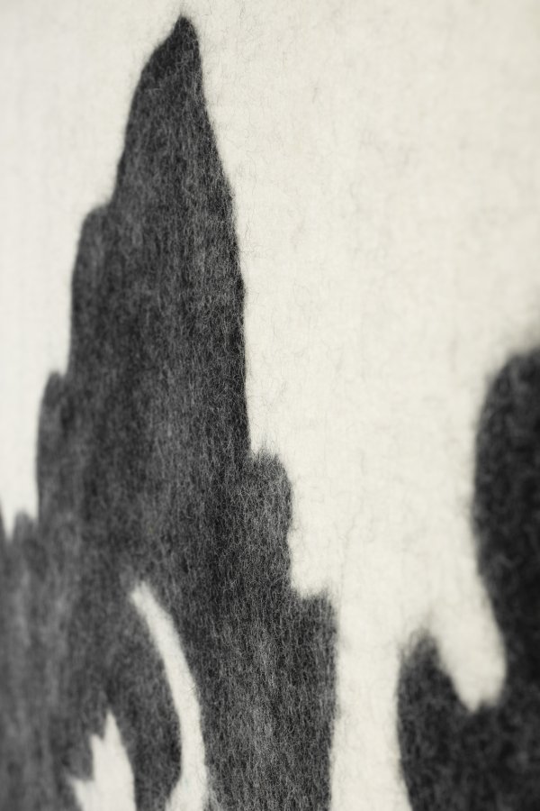 DUTCHBONE Sameer vgdekoration, rektangulr - sort ud og mangotr (100x74)