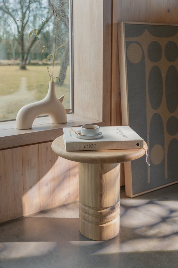 ZUIVER Galaxy billede, rektangulr - beige/bl bomuld og natur mangotr (104x48)