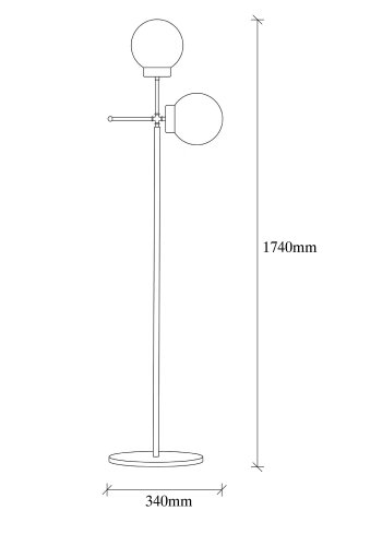 LUMI Le Creusot gulvlampe -892OPV1146