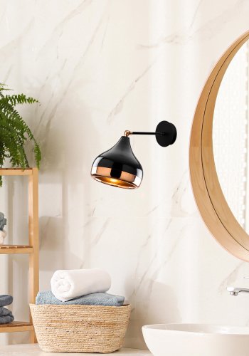 LUMI Y?ldo vglampe - sort og kobber jern