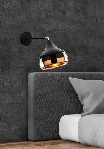 LUMI Y?ldo vglampe - sort og kobber jern