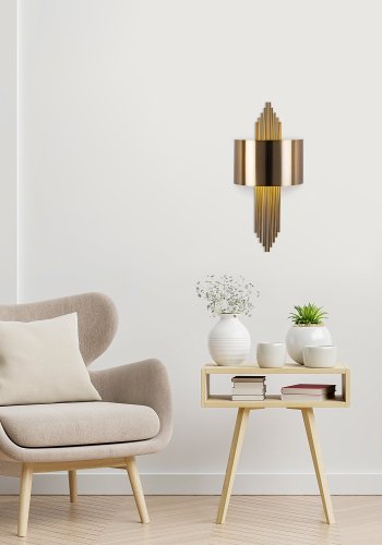 LUMI 619 vglampe - messing jern