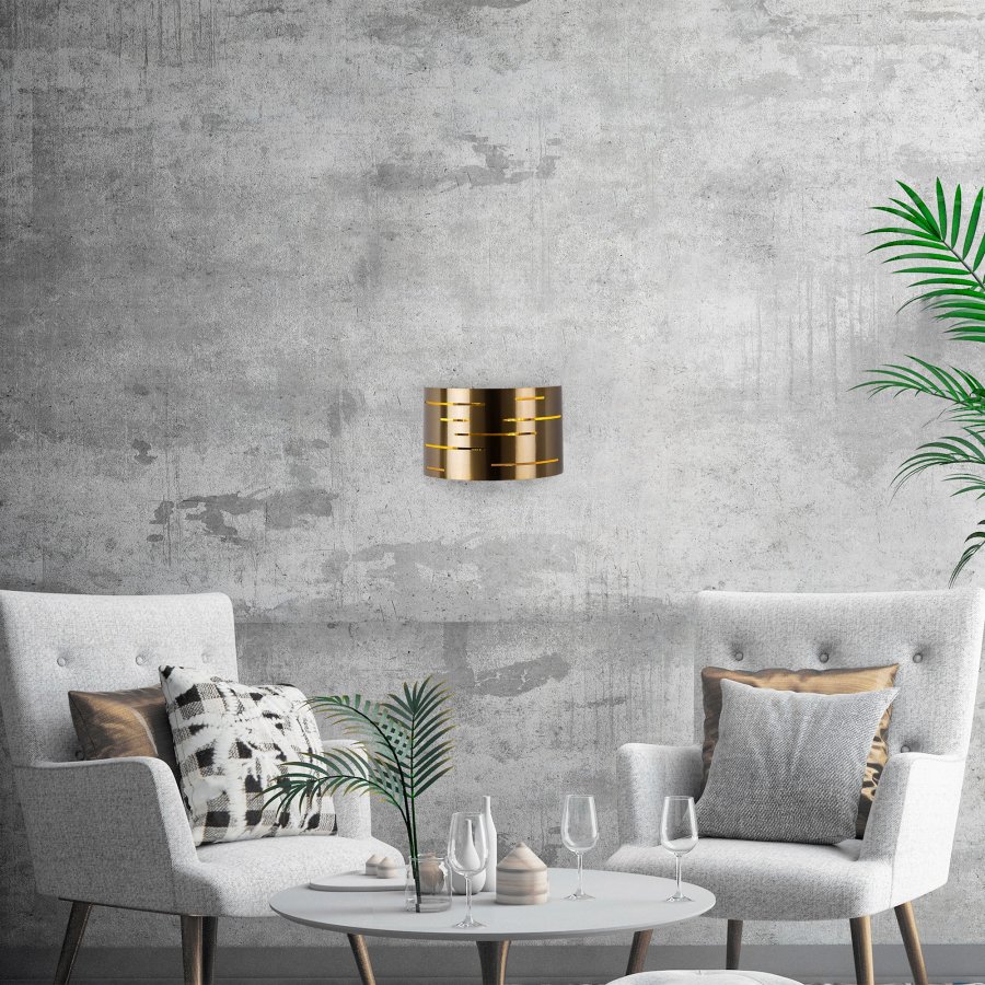 LUMI 629 vglampe - messing metal