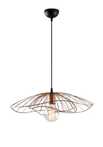 LUMI Tel loftlampe, m. justerbar hjde - kobber metal