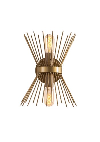 LUMI Kirpi vglampe - guld jern