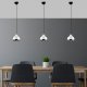 LUMI Y?ldo loftlampe, m. justerbar hjde - hvid metal