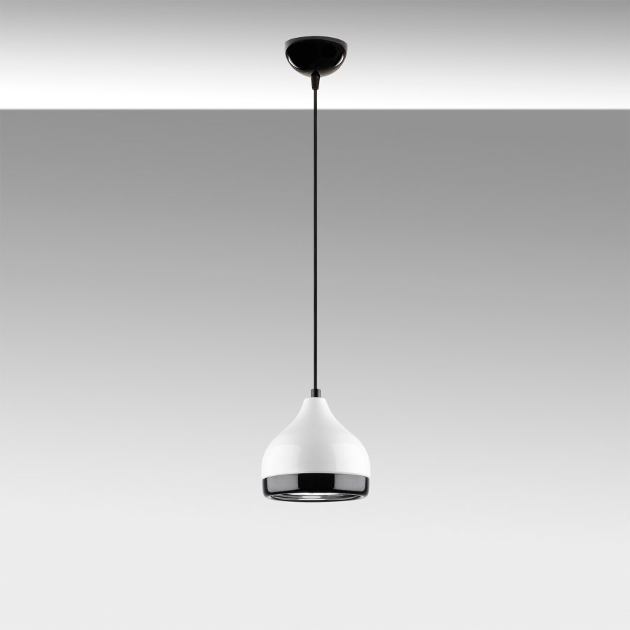 LUMI Y?ldo loftlampe, m. justerbar hjde - hvid metal