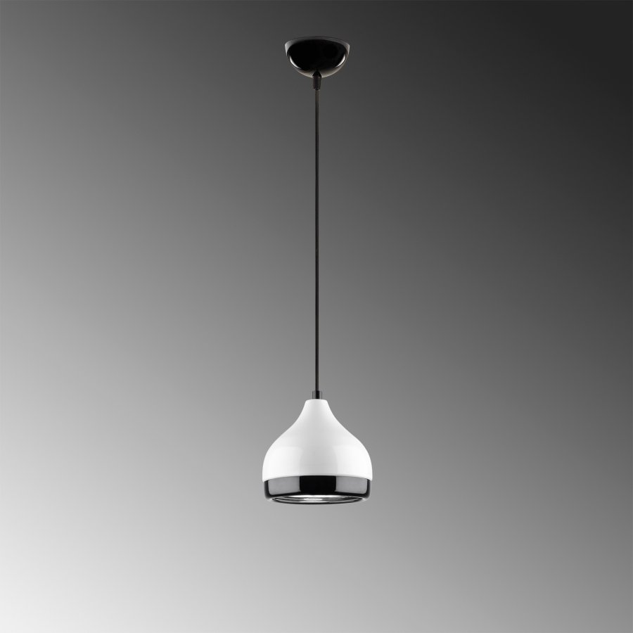 LUMI Y?ldo loftlampe, m. justerbar hjde - hvid metal