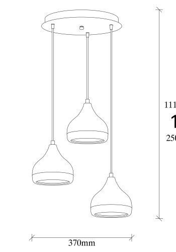 LUMI Périgueux lysekrone -892OPV1951