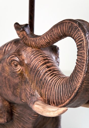 KARE DESIGN Elefant bordlampe - sort polyserin 