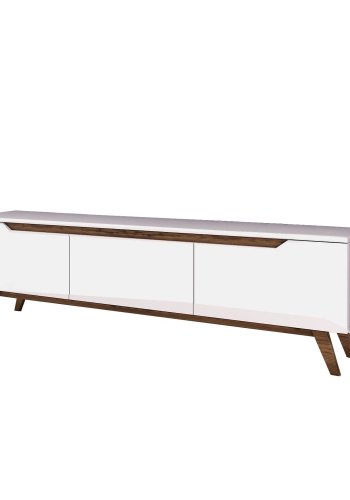 NORDVÄRK D1 TV stativ, hvidWalnut