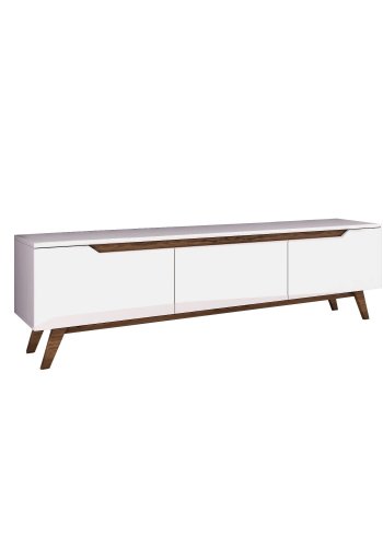 NORDVÄRK D1 TV stativ, hvidWalnut