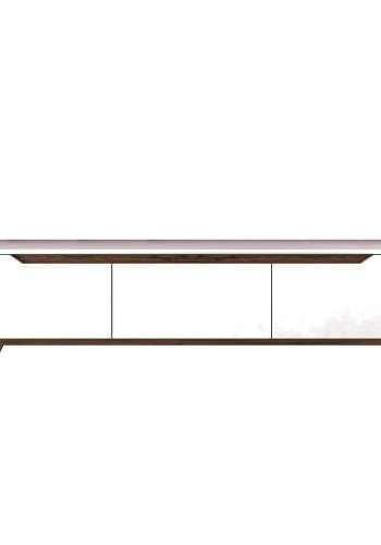 NORDVÄRK D1 TV stativ, hvidWalnut