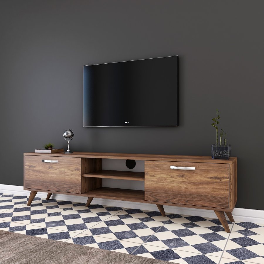 NORDVÄRK A9 TV Stand, Walnut