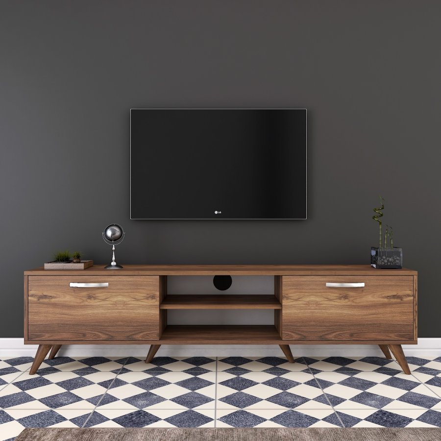 NORDVÄRK A9 TV Stand, Walnut