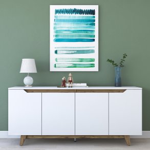 NORDVÄRK GD102 konsol, hvidWalnut