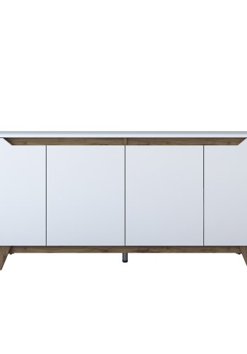 NORDVÄRK GD102 konsol, hvidWalnut