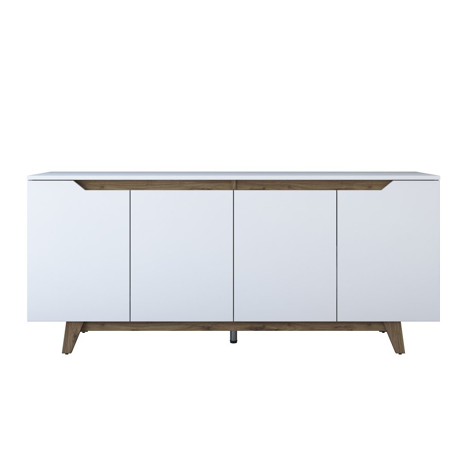 NORDVÄRK GD102 konsol, hvidWalnut