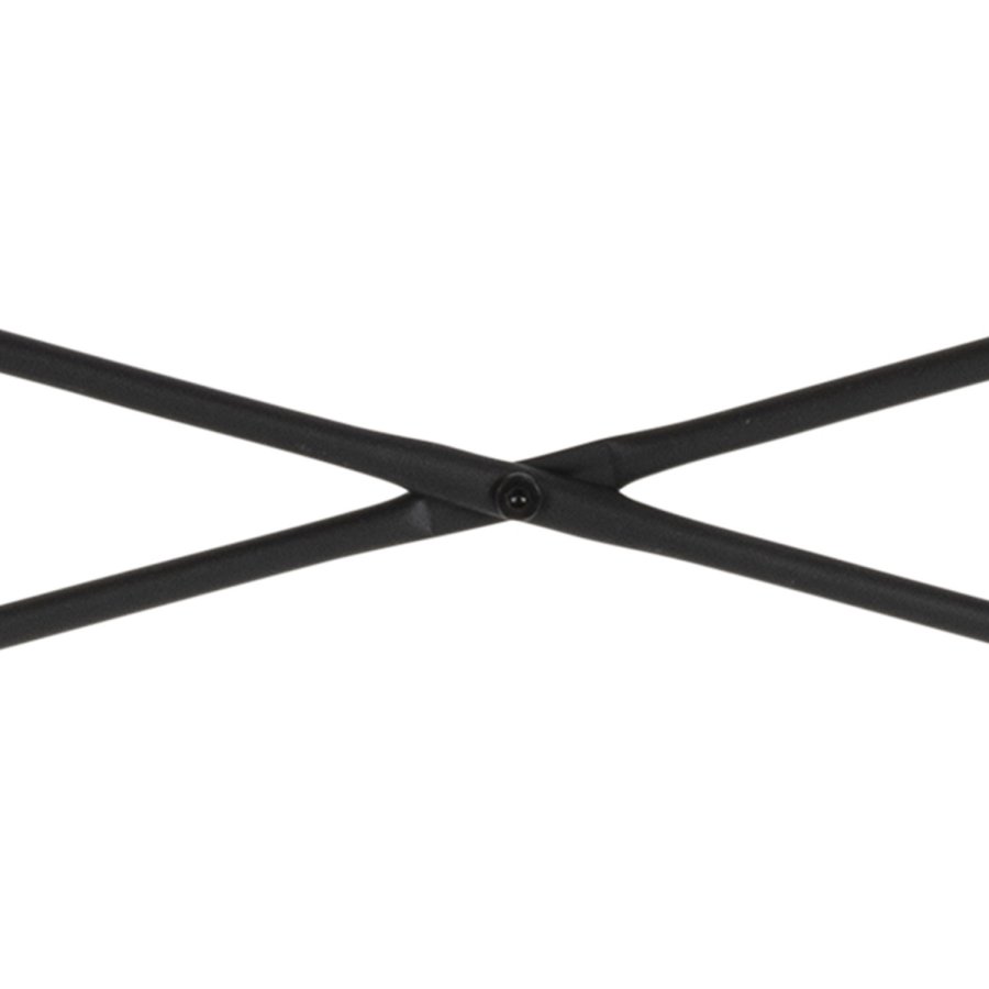 ACT NORDIC Seaford skrivebord, m. 1 hylde og 1 skuffe - papir vild eg sort metal (110x45)