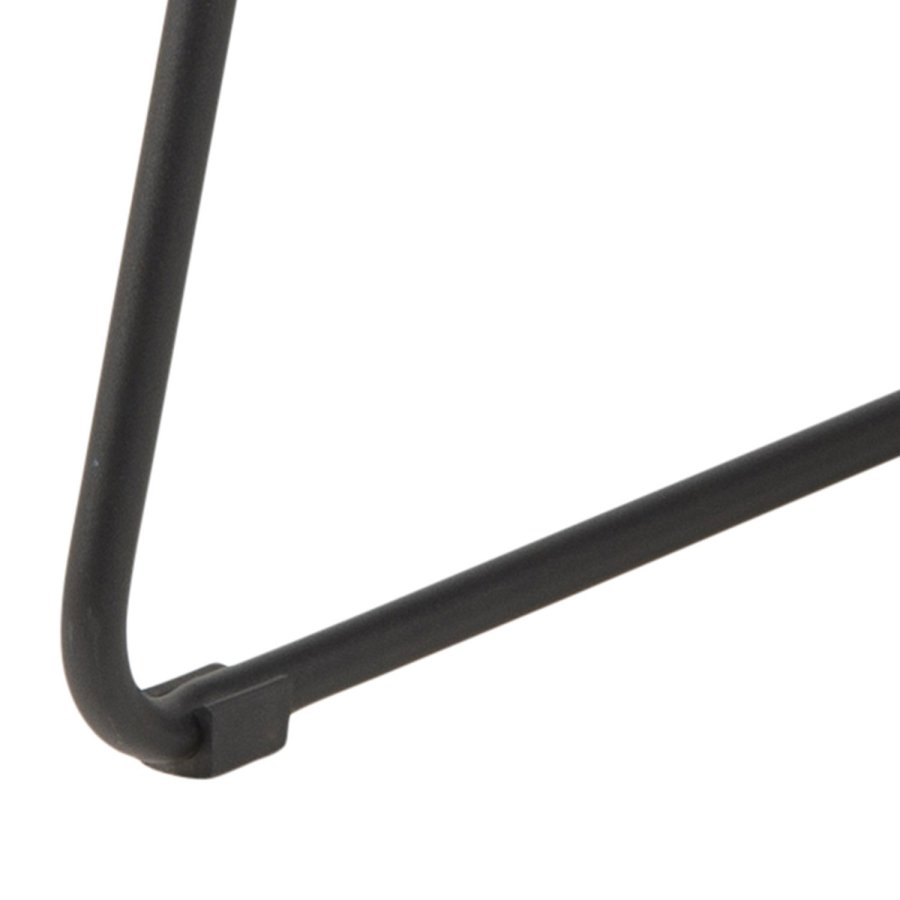 ACT NORDIC Alba loungestol - stvet rosa polyester og sort metal