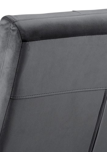 ACT NORDIC Alba loungestol - mrkegr polyester og sort metal