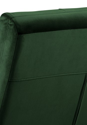 ACT NORDIC Alba loungestol - grn stof og sort metal