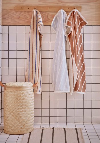 OYOY LIVING Lina Genanvendt Bademtte - Rhvid Recycled Plastik, L100 x W60 cm