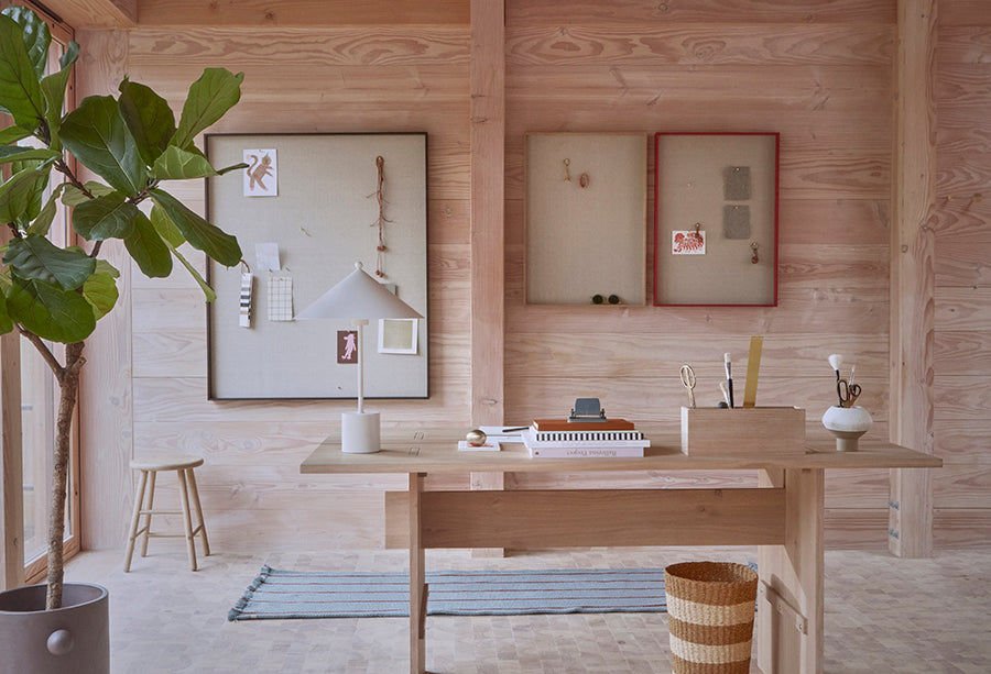 OYOY LIVING Peili Opslagstavle - Lille - Rd H78 x L55 x W5 cm