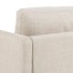 ACT NORDIC Milly 2 pers. sofa med chaiselong, vendbar - beige stof og natur gummitr