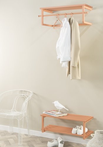 SPINDER DESIGN Rizzoli/Marco Color Edition skohylde, m. 2 hylder - clay terra stl (B:71)