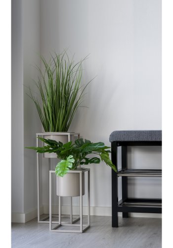 HOUSE NORDIC Marla blomsterstander - gr-beige stl (st af 2)