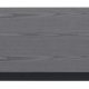 ACT NORDIC Angus sofabord, m. hylde - sort melamin ask og sort metal (115x60)