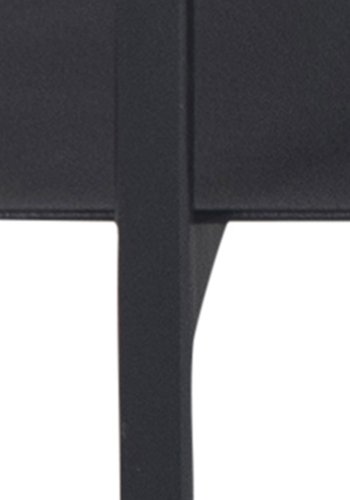 ACT NORDIC Angus sofabord, m. hylde - sort melamin ask og sort metal (115x60)