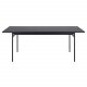 ACT NORDIC Angus spisebord - sort melamin ask  og sort metal (200x90)
