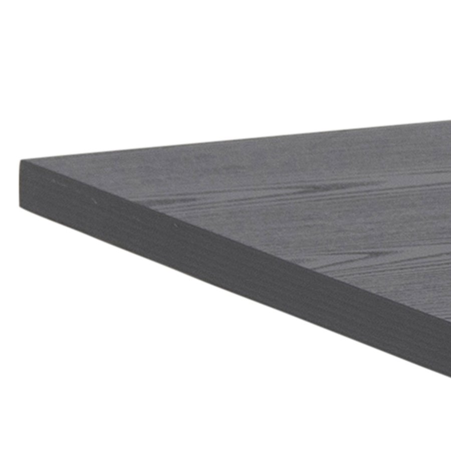 ACT NORDIC Angus spisebord - sort melamin ask  og sort metal (200x90)
