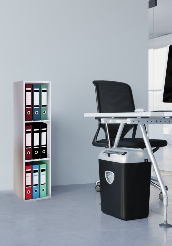 Offas reol, m. 2 hylder - hvid tr