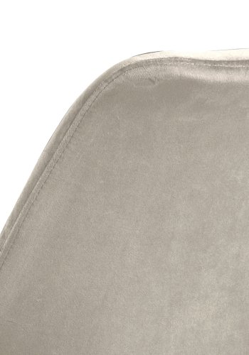 ACT NORDIC Eris spisebordsstol - sand polyester og sort metal 