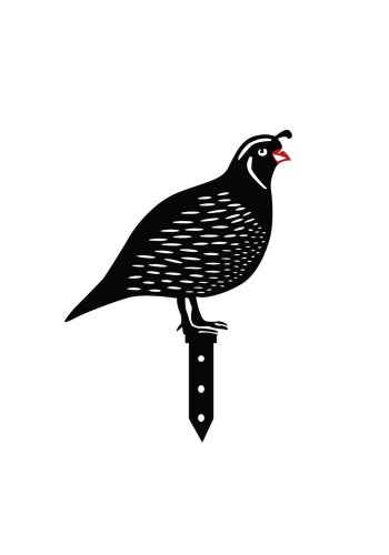 NORDVÄRK dekorations Vagtler til haven - sort metal (st med 5)