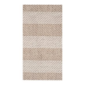TEPPI Tresse Hall gulvtppe m. striber, rektangulr - multifarvet polyester (80x200)