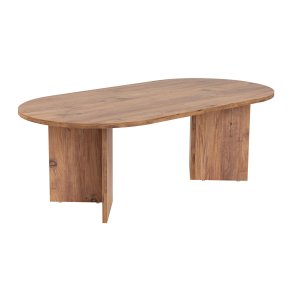 NORDVÄRK Sable sofabord, oval - Atlantic Pine melamin (119x60)