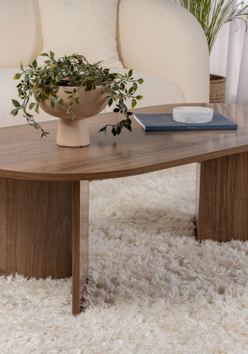 NORDVÄRK Sable sofabord, oval - valndfarvet melamin (119x60)