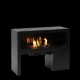 COSI FIRES Cosivista 120 ildbord, rektangulr - antracitgr aluminium (120x45)